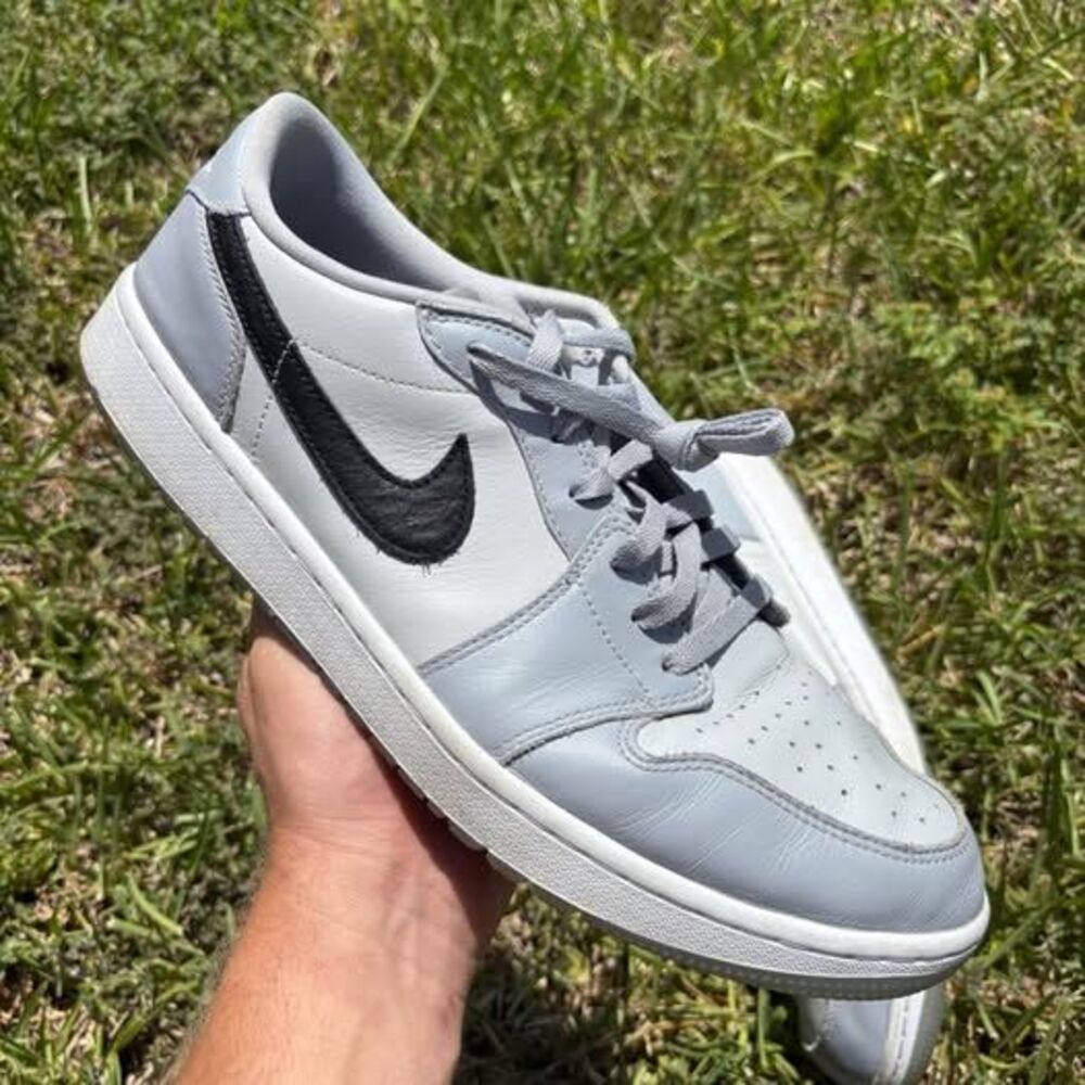 Nike Air Jordan 1 Low G Golf Shoes Wolf Grey Mens Size 14 DD9315-002